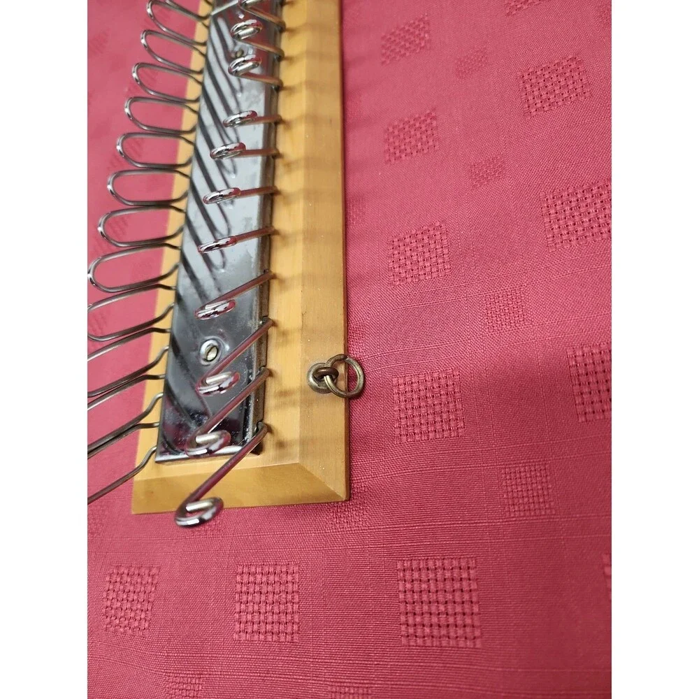 MCM Selectie Wooden Hanging Tie Rack Made In The USA 1950's